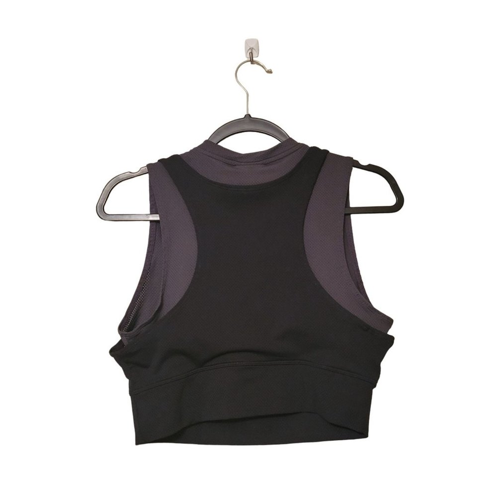 Jordan Essentials Womens Black Top L Crop Logo - Picture 7 of 9
